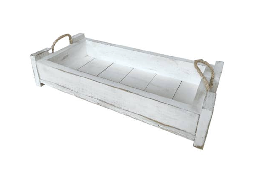 Farm Style Tray w/ Rope Handle